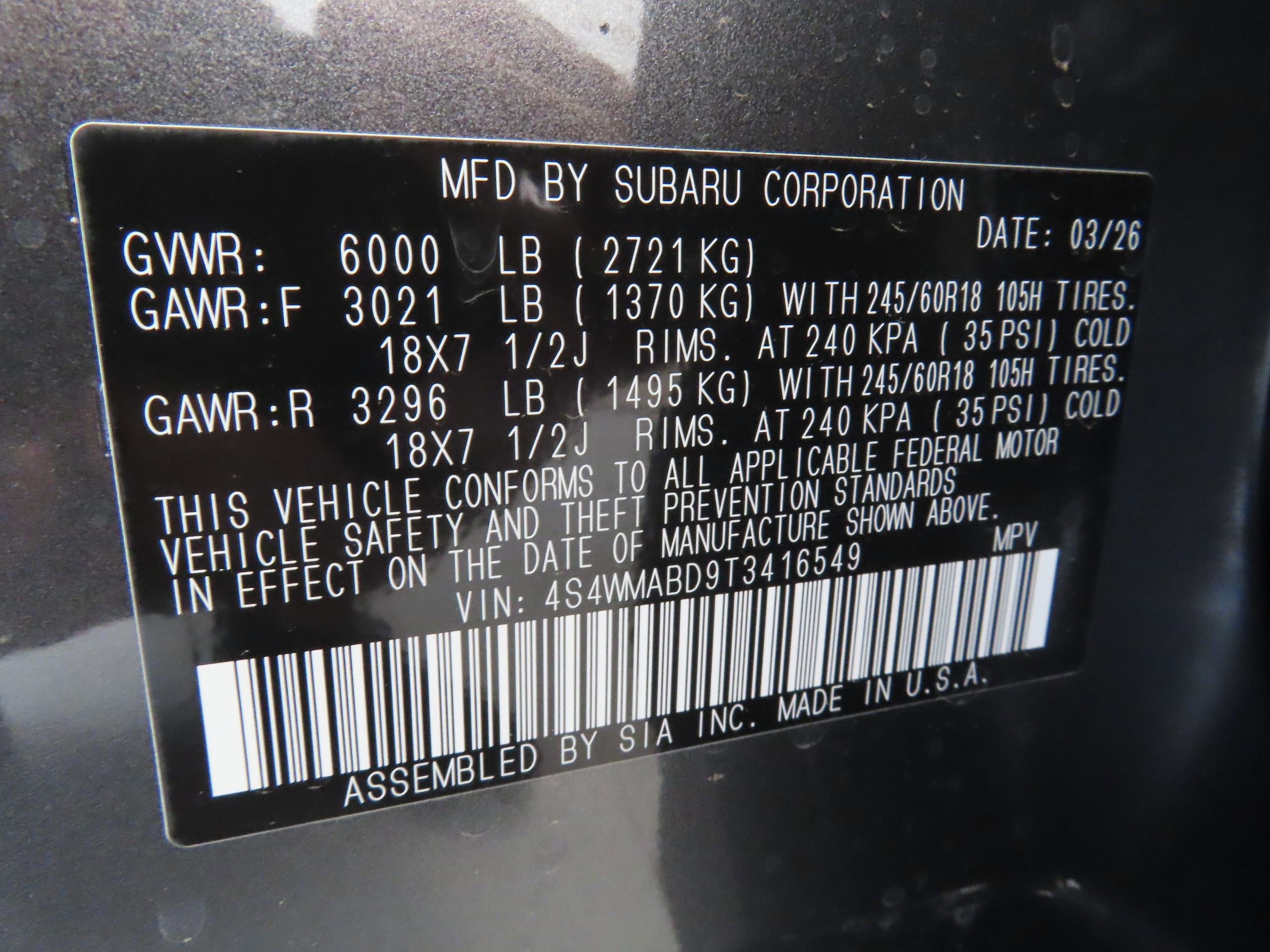 New 2026 Subaru Ascent Premium image 28