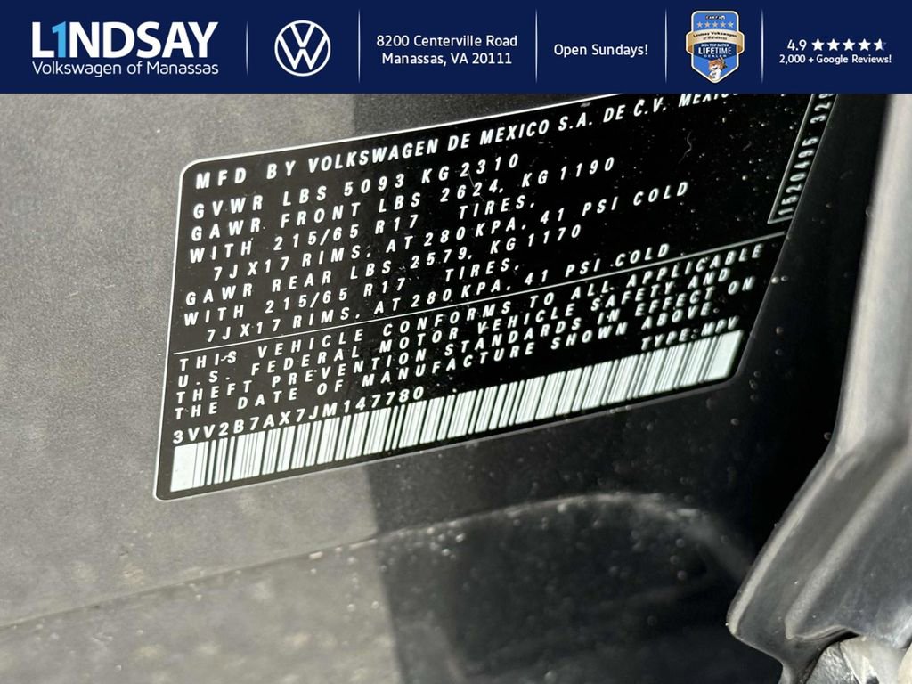 Used 2018 Volkswagen Tiguan SE image 26
