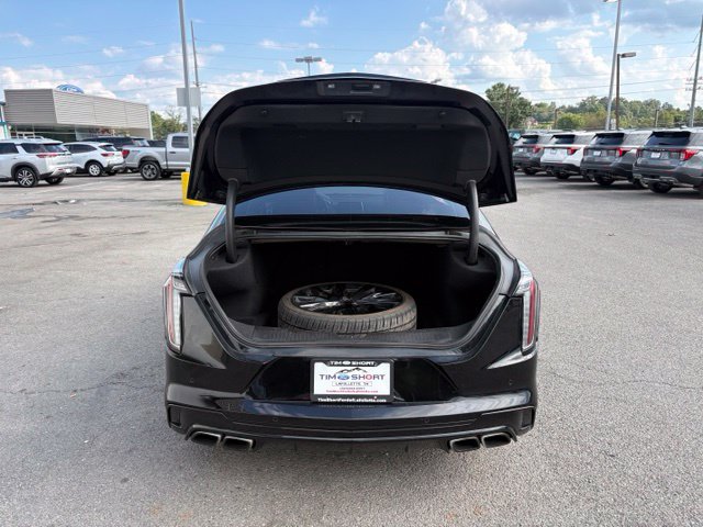 Used 2022 Cadillac CT4 V w/ LPO, ONYX Package AWD/4WD image 36