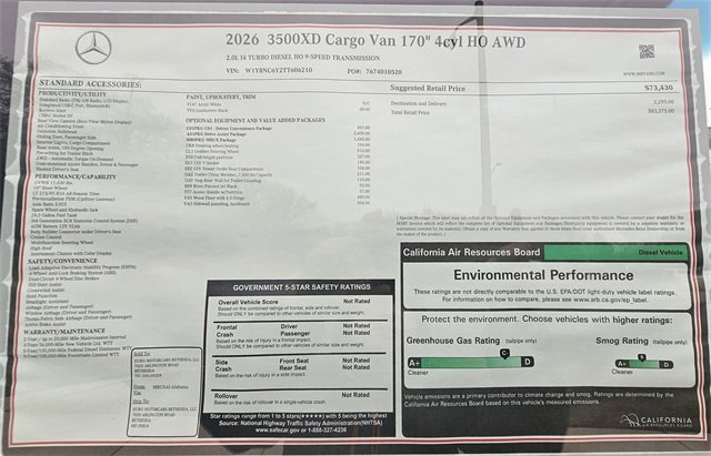 New 2026 Mercedes-Benz Sprinter 3500 image 21