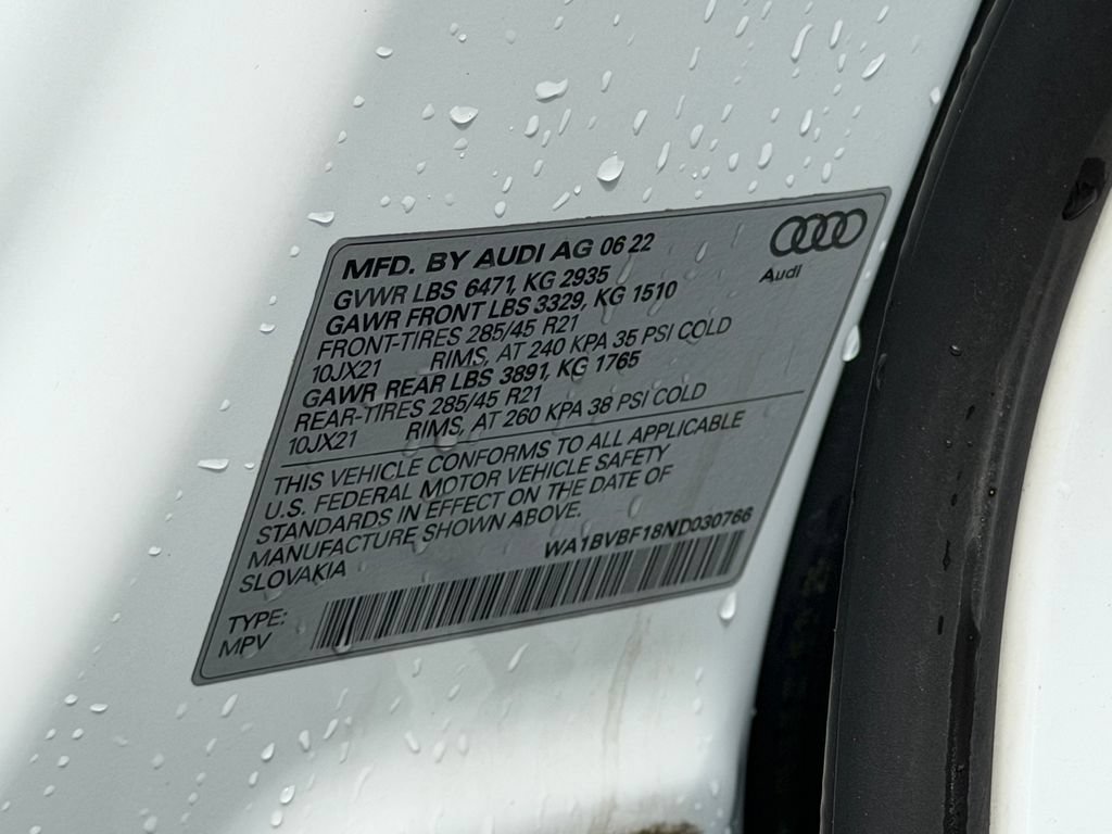 Used 2022 Audi Q8 Premium Plus AWD/4WD image 29