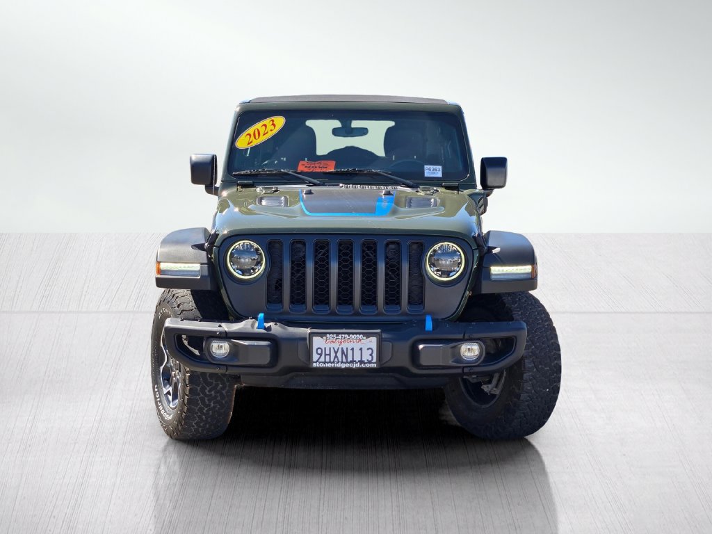 Used 2023 Jeep Wrangler Unlimited Rubicon 4xe w/ Steel Bumper Group AWD/4WD image 2
