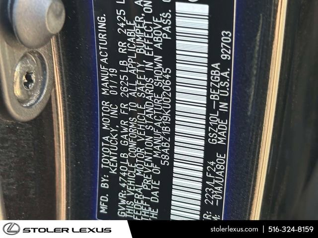 Used 2019 Lexus ES 350 F Sport w/ Accessory Package image 17