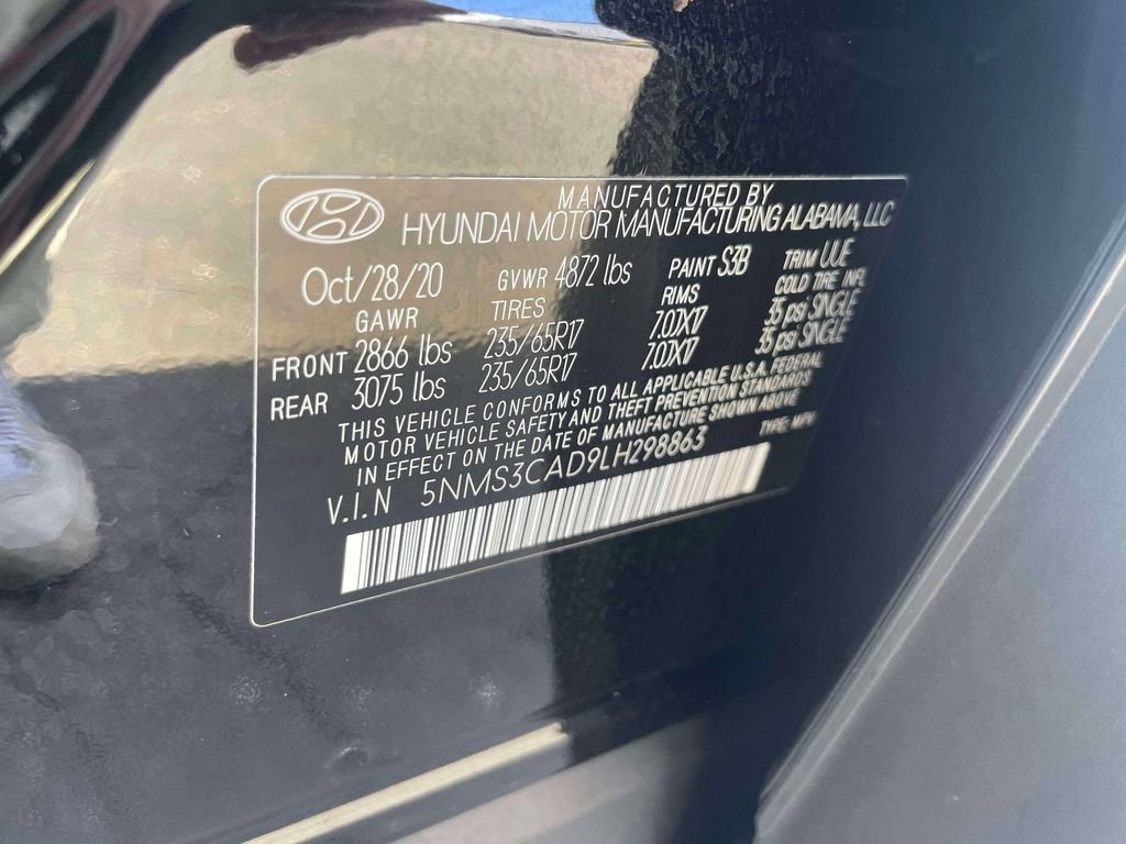 Used 2020 Hyundai Santa Fe SEL AWD/4WD image 19