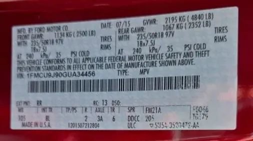 Used 2016 Ford Escape Titanium AWD/4WD image 58