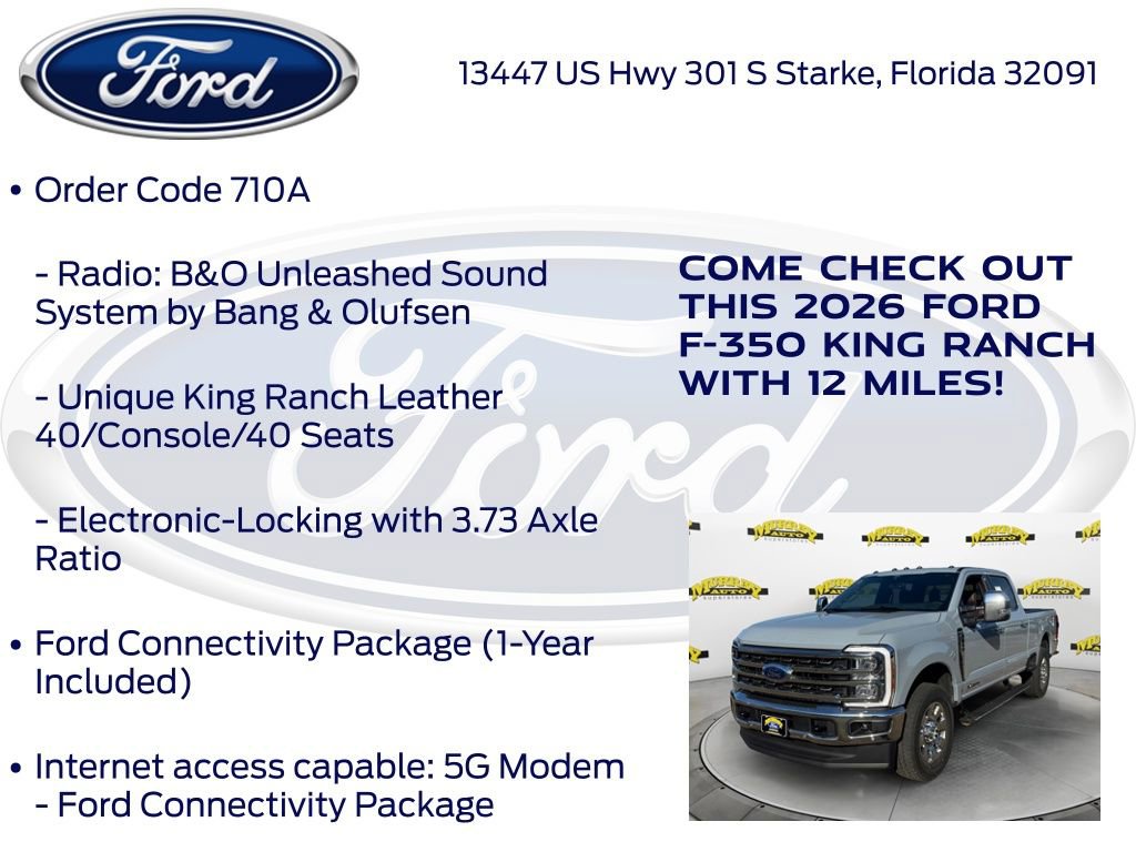 New 2026 Ford F350 King Ranch w/ Chrome Package image 25