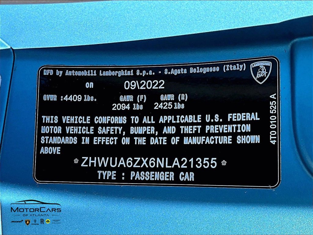 Used 2022 Lamborghini Huracan STO image 27