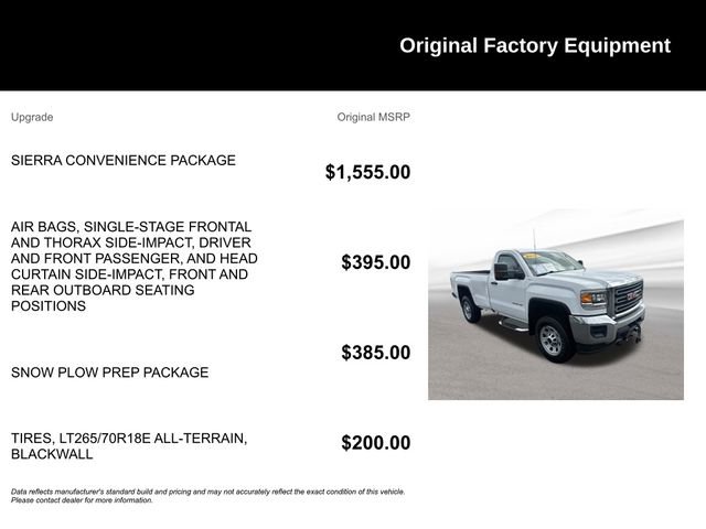 Used 2016 GMC Sierra 3500 4x4 Regular Cab w/ Sierra Convenience Package image 9