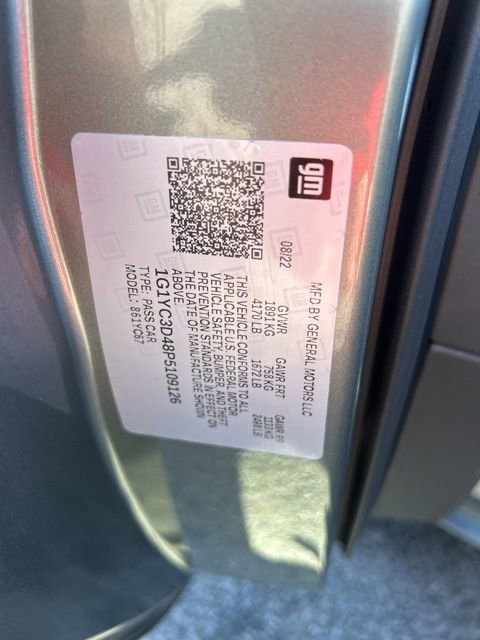 Certified 2023 Chevrolet Corvette Stingray Premium Conv w/ Z51 Performance Package image 37