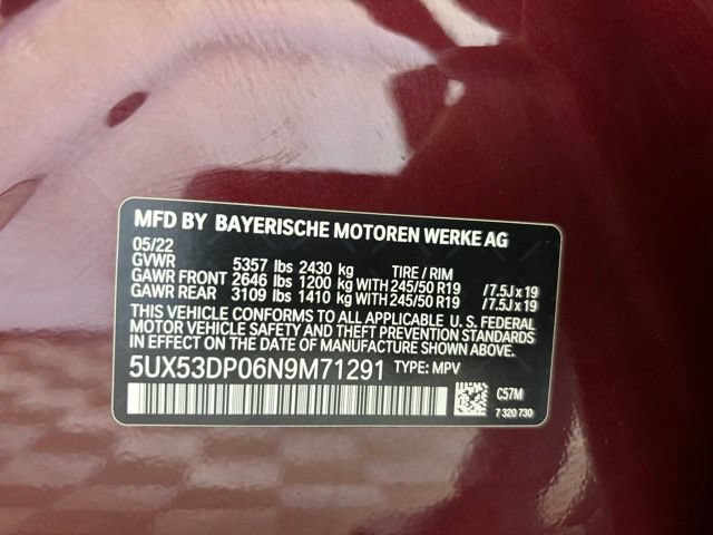 Certified 2022 BMW X3 xDrive30i w/ Premium Package 2 AWD/4WD image 25