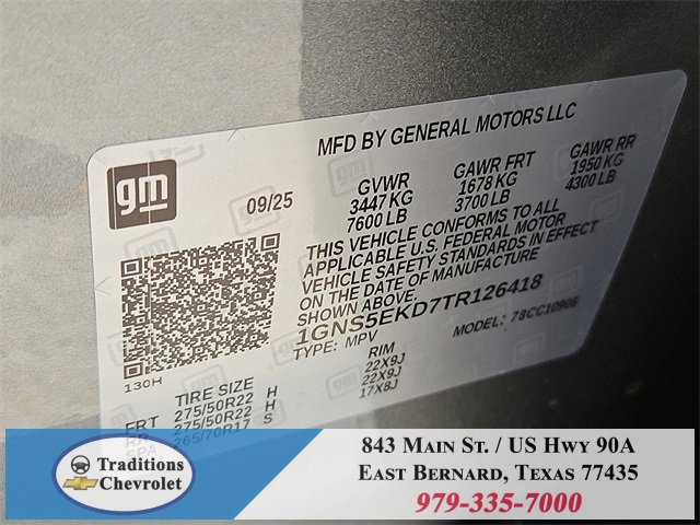 New 2026 Chevrolet Suburban RST w/ Comfort Package image 34