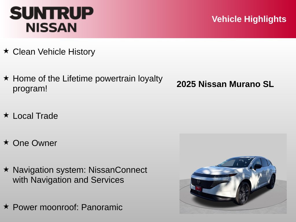 Used 2025 Nissan Murano SL AWD/4WD image 8