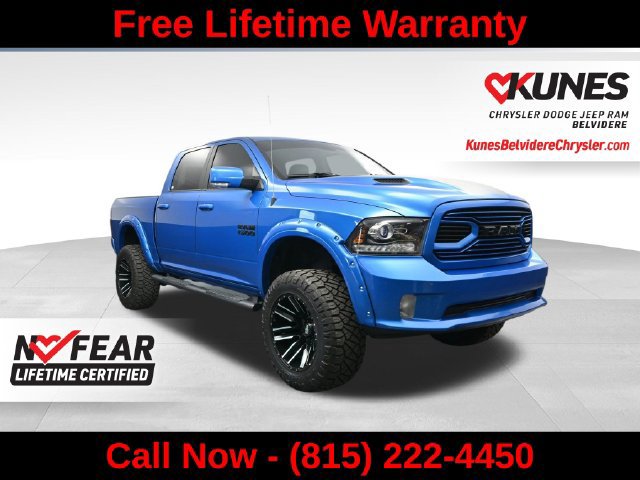 Used 2018 RAM 1500 Sport w/ Hydro Blue Sport Package AWD/4WD image 1