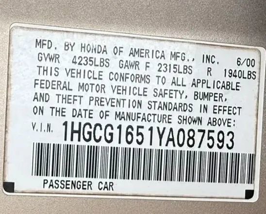 Used 2000 Honda Accord EX image 29