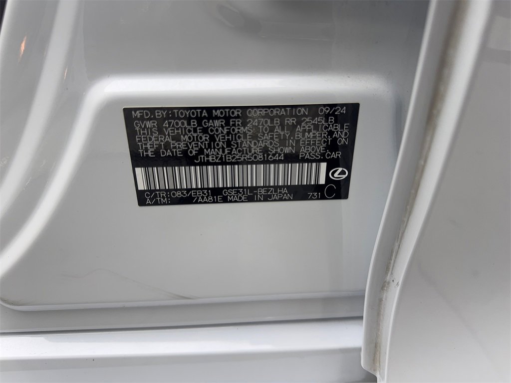 Used 2024 Lexus IS 350 F Sport w/ Accessory Package 2 image 87