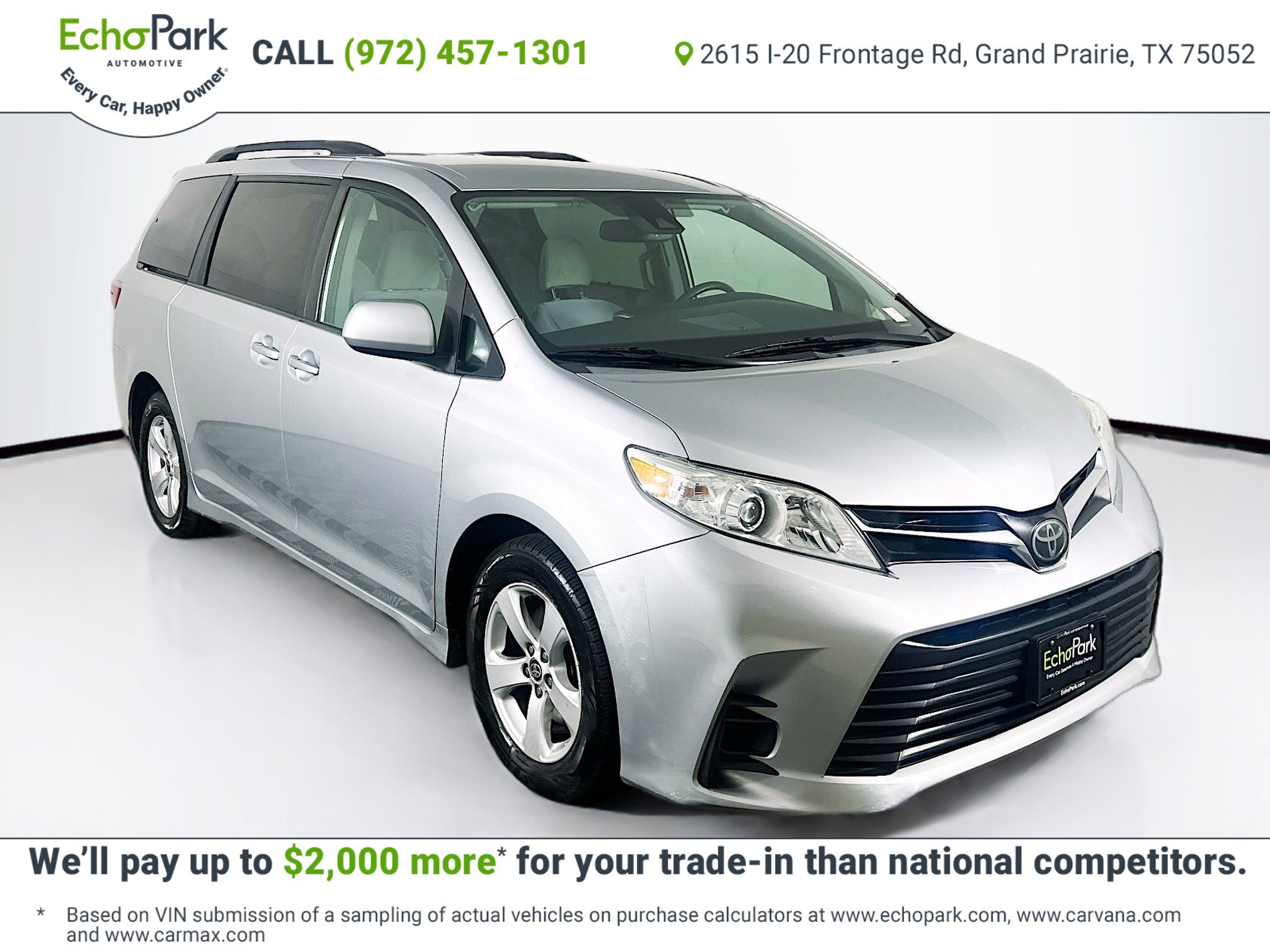 Used 2020 Toyota Sienna LE