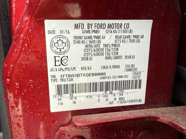 Used 2016 Ford F350 Platinum w/ Platinum Package AWD/4WD image 14