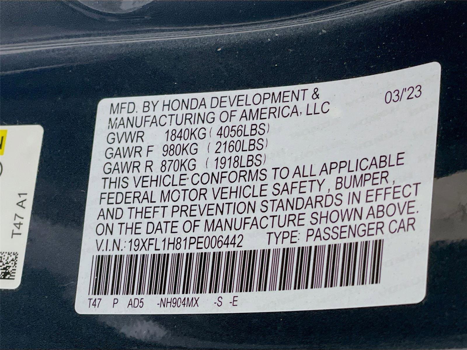 Used 2023 Honda Civic Sport Touring image 37