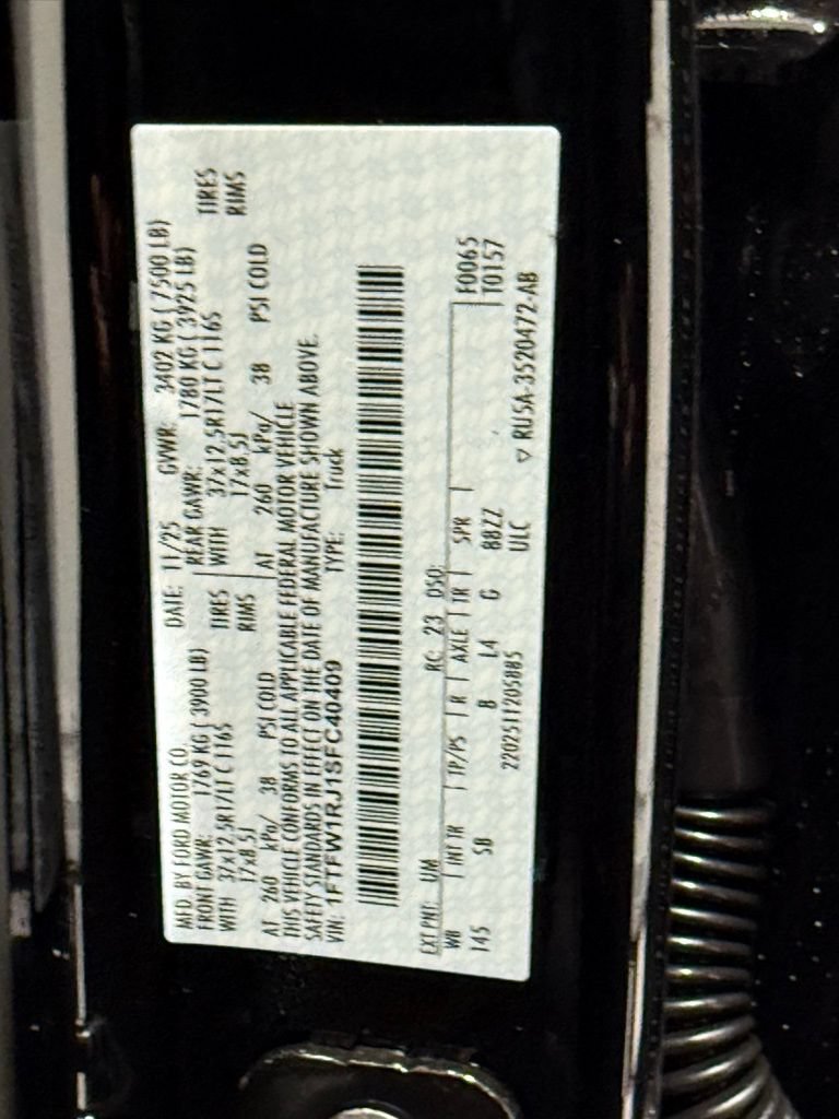 New 2025 Ford F150 Raptor w/ Equipment Group 803A Raptor R AWD/4WD image 51