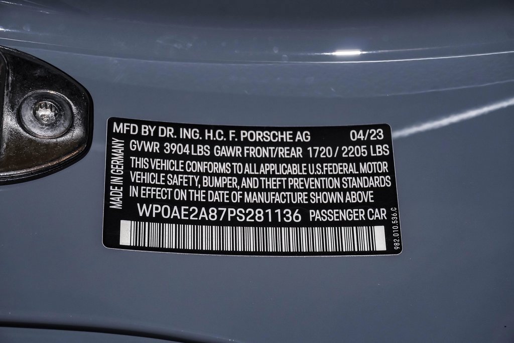 Certified 2023 Porsche 718 Cayman GT4 RS image 37