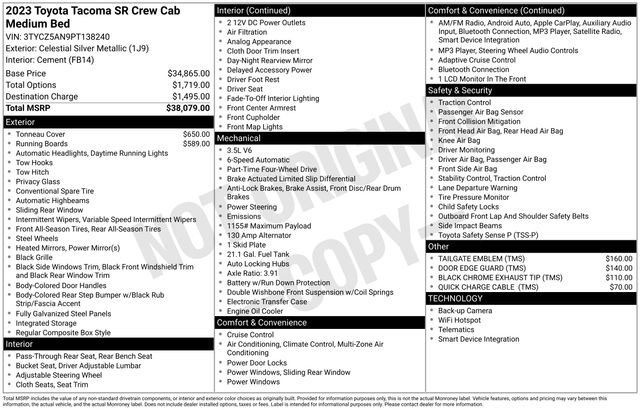 Used 2023 Toyota Tacoma SR image 40