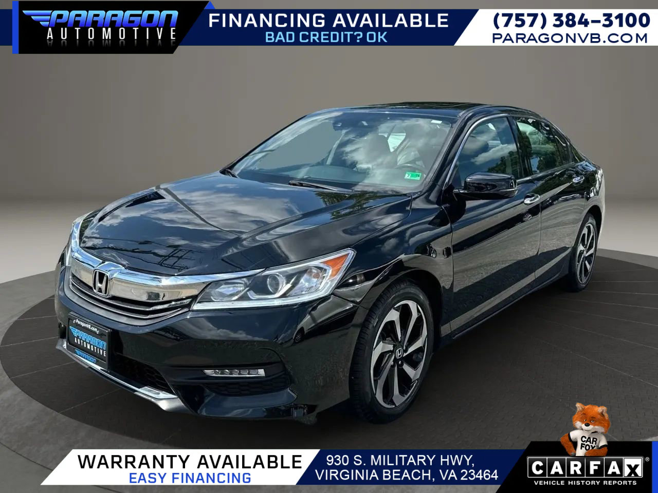 Used 2017 Honda Accord EX-L
