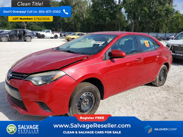 Used 2015 Toyota Corolla LE FWD image 1