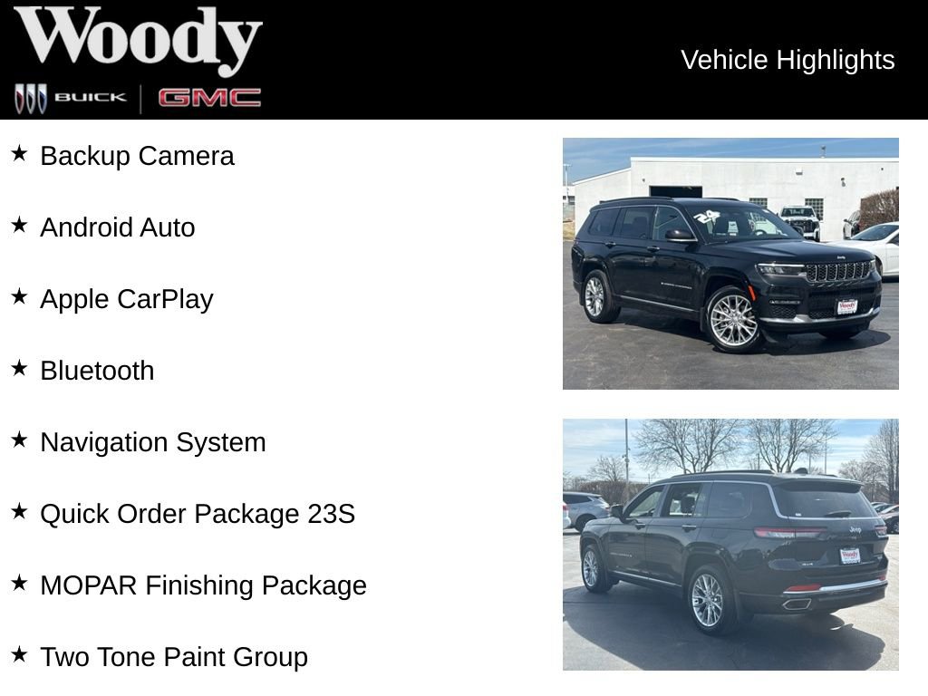 Used 2024 Jeep Grand Cherokee L Summit w/ MOPAR Finishing Package image 3