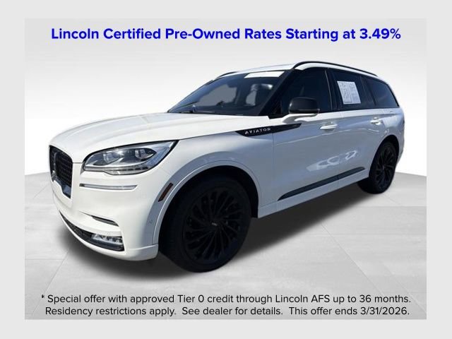 Certified 2023 Lincoln Aviator Black Label w/ Jet Package 360° Tour