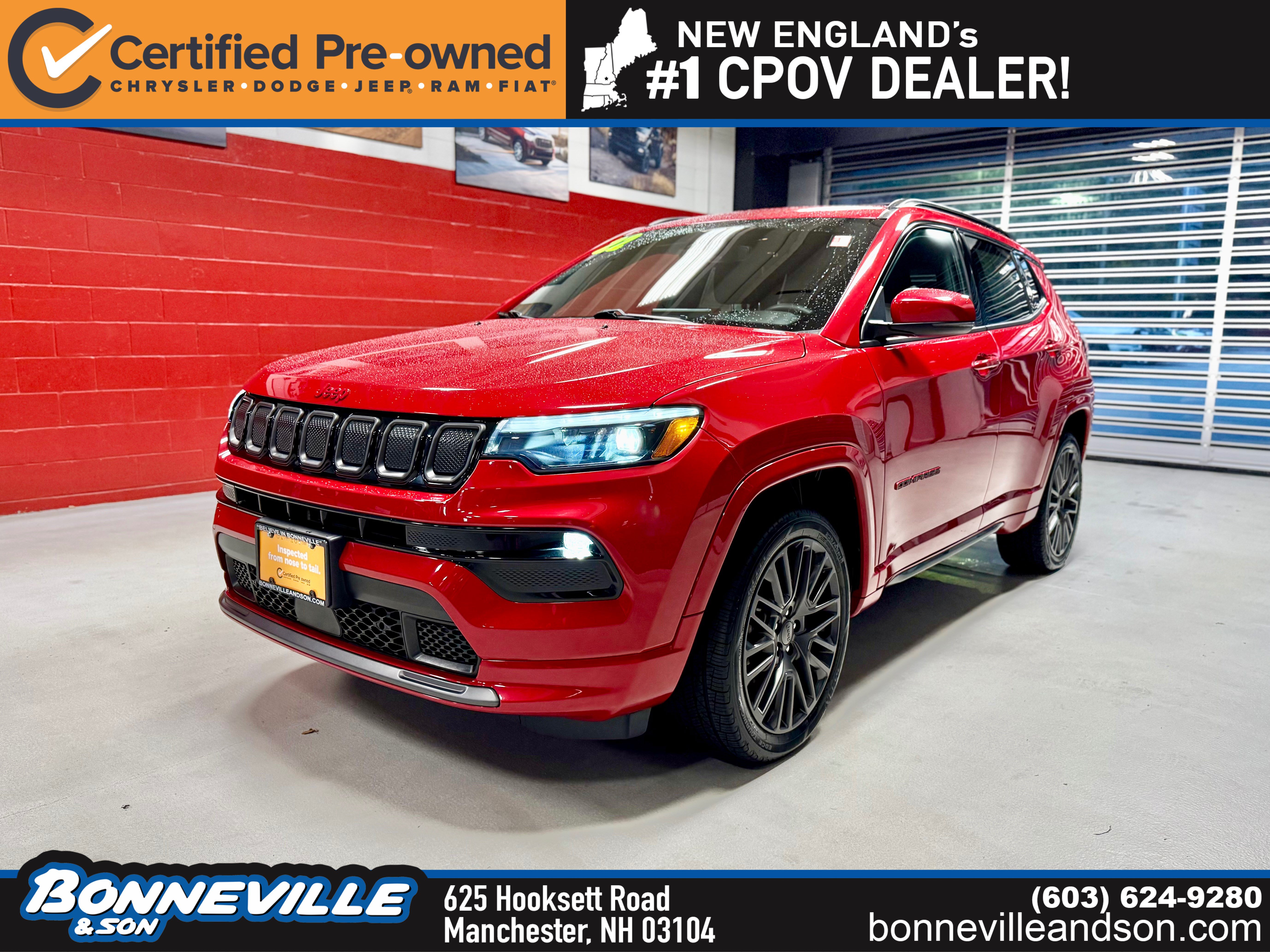 Certified 2022 Jeep Compass Limited w/ (RED) Package