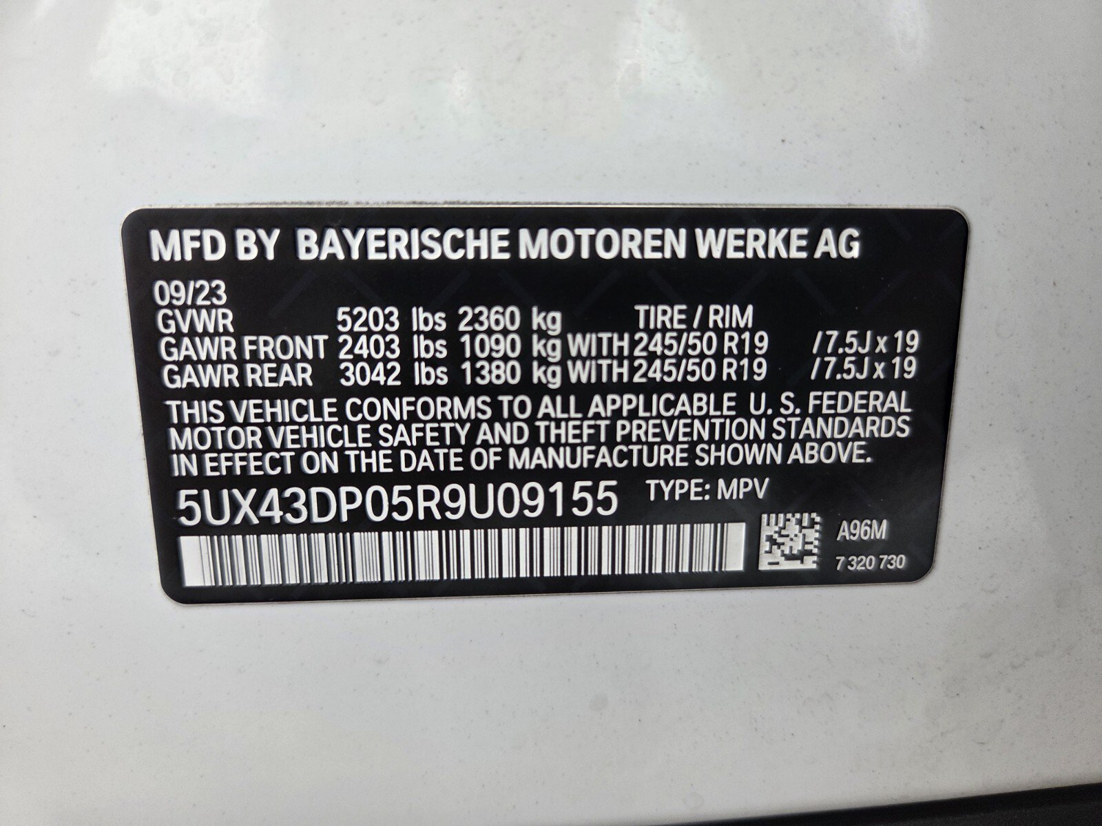 Certified 2024 BMW X3 sDrive30i w/ Convenience Package RWD image 19