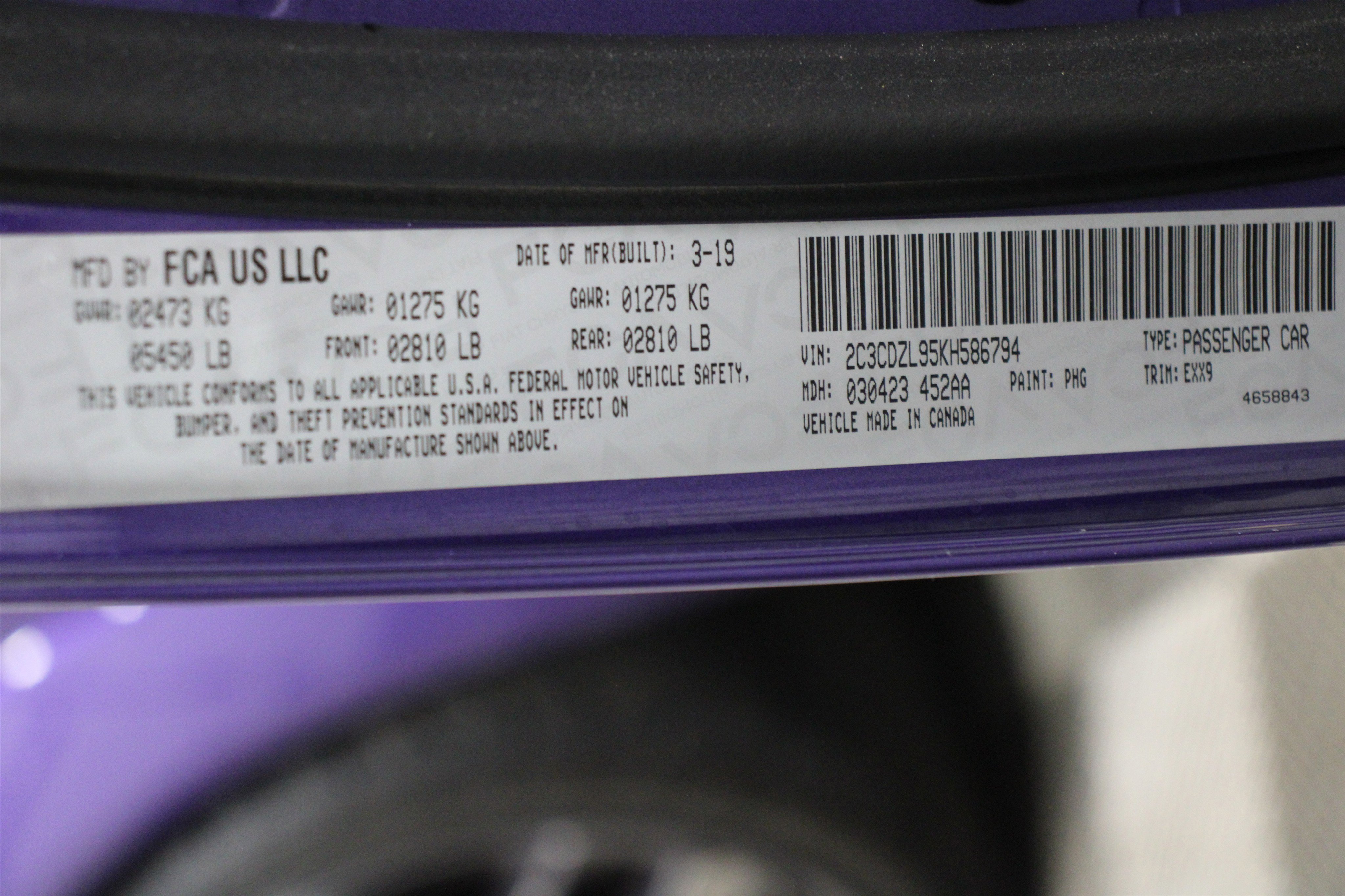 Used 2019 Dodge Challenger SRT Hellcat Redeye image 39