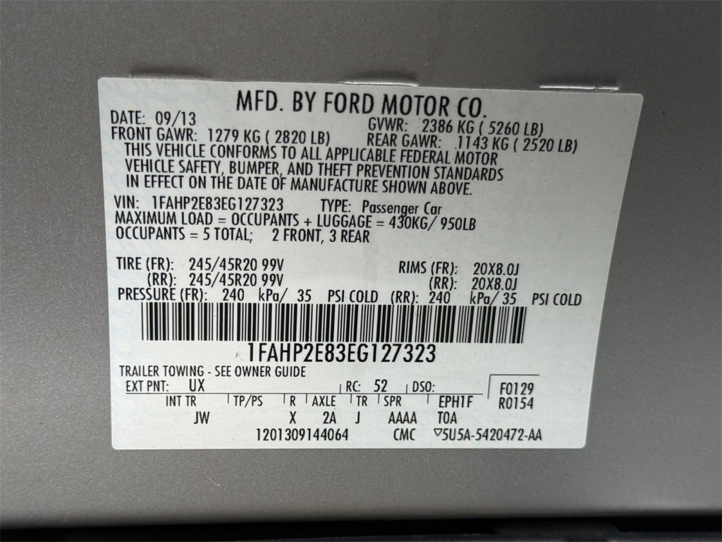 Used 2014 Ford Taurus SEL w/ Equipment Group 201A image 25