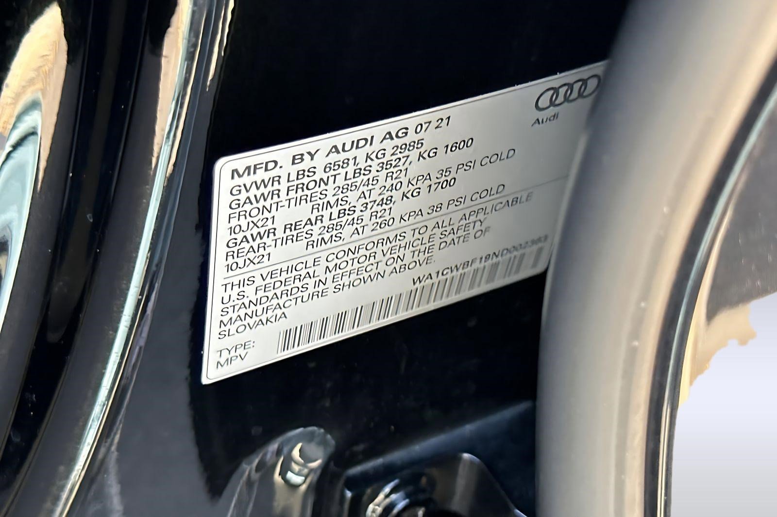 Used 2022 Audi SQ8 Prestige w/ Prestige Package image 18