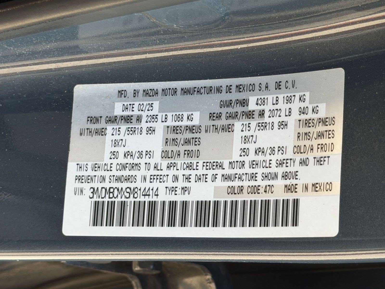 Used 2025 MAZDA CX-30 AWD 2.5 S w/ Preferred Package image 25