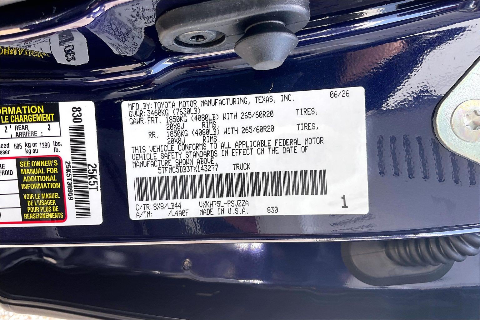 New 2026 Toyota Tundra 1794 Edition AWD/4WD image 17