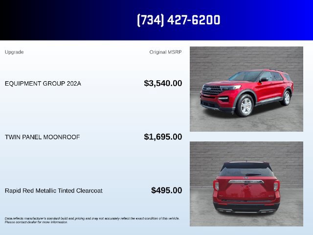 Used 2023 Ford Explorer XLT w/ Equipment Group 202A AWD/4WD image 5
