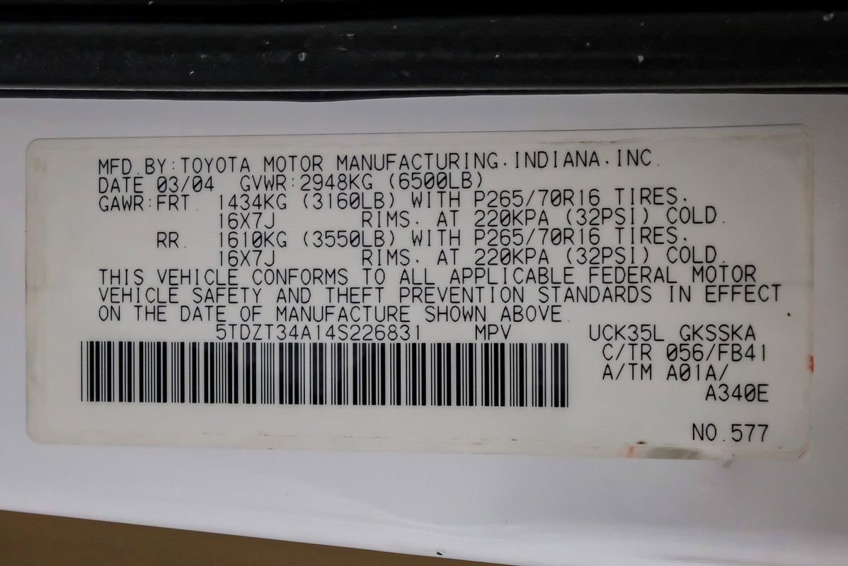 Used 2004 Toyota Sequoia SR5 image 65