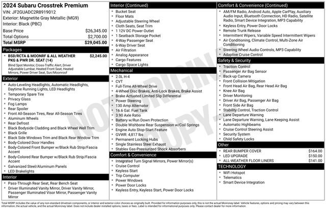 Certified 2024 Subaru Crosstrek 2.0i Premium image 13