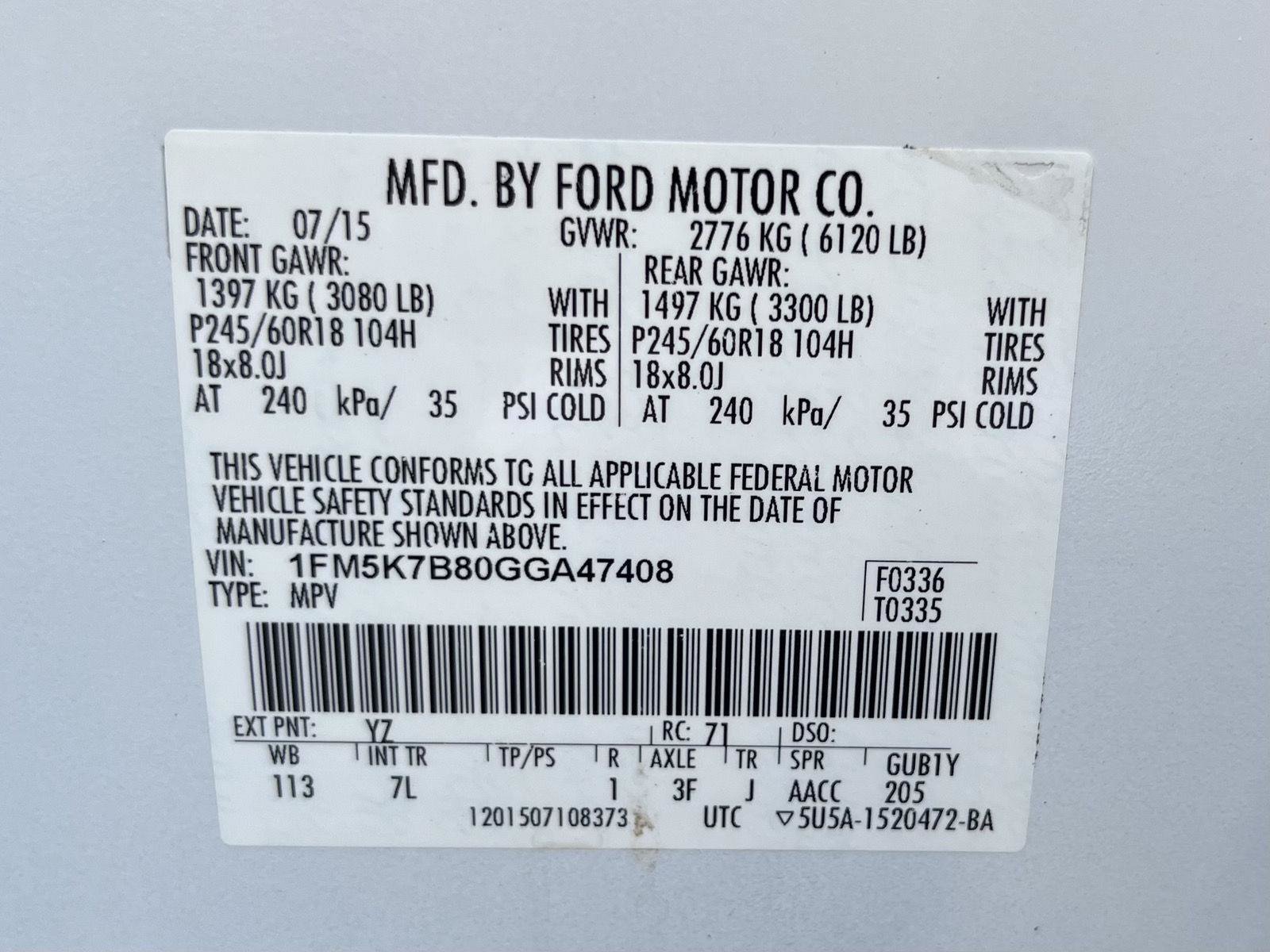 Used 2016 Ford Explorer FWD image 35