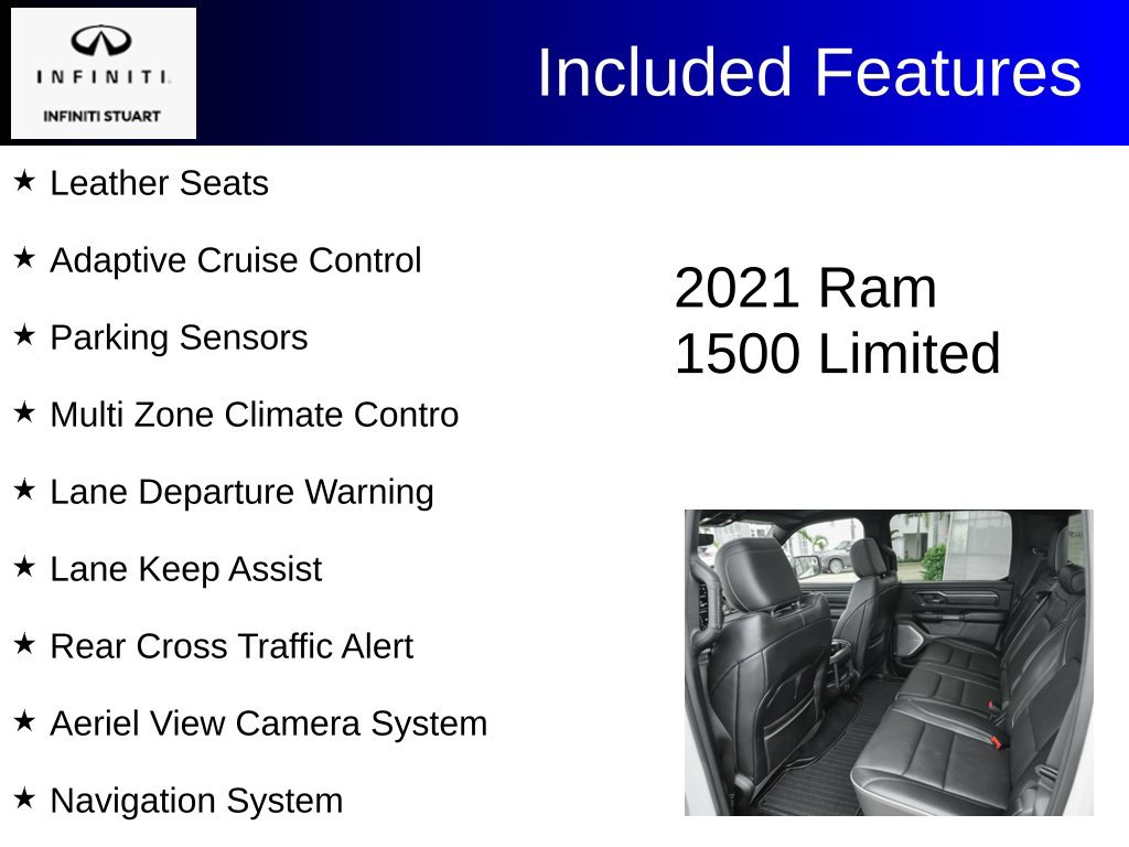 Used 2021 RAM 1500 Limited w/ Night Edition AWD/4WD image 8