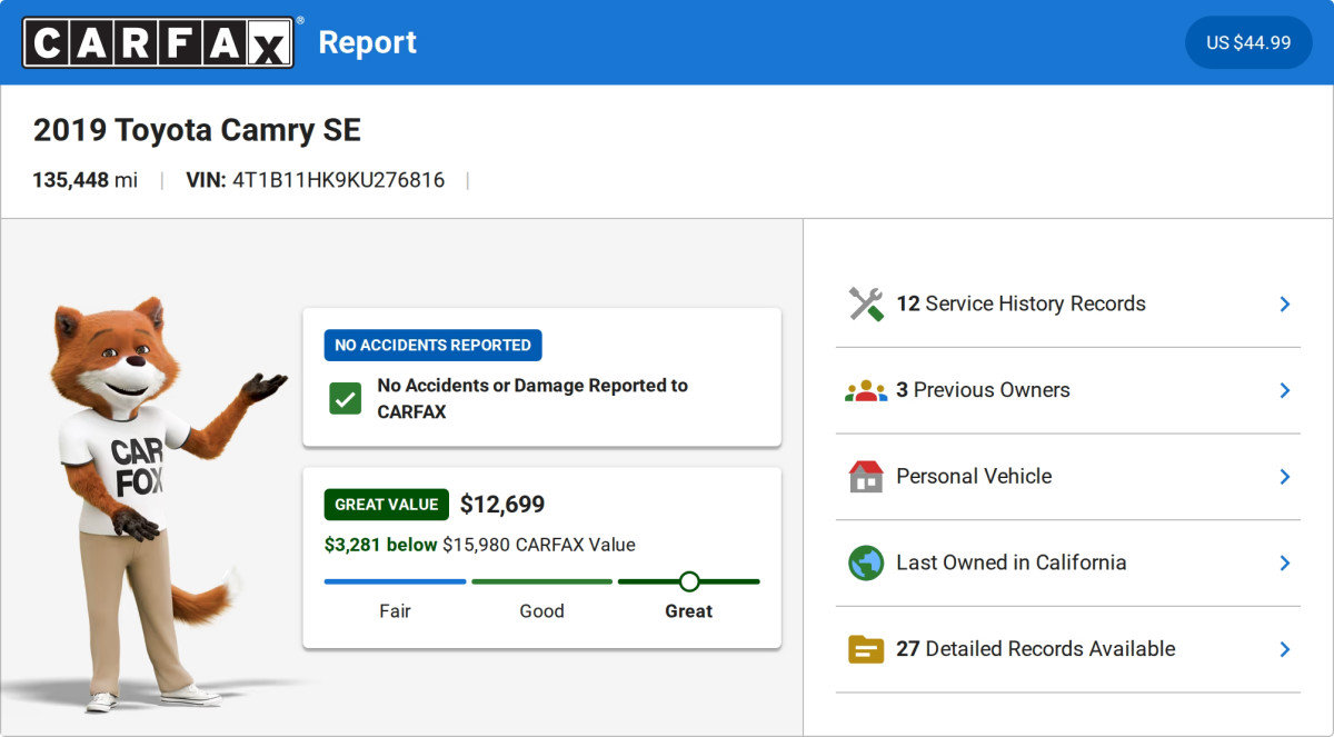 Used 2019 Toyota Camry SE FWD image 3