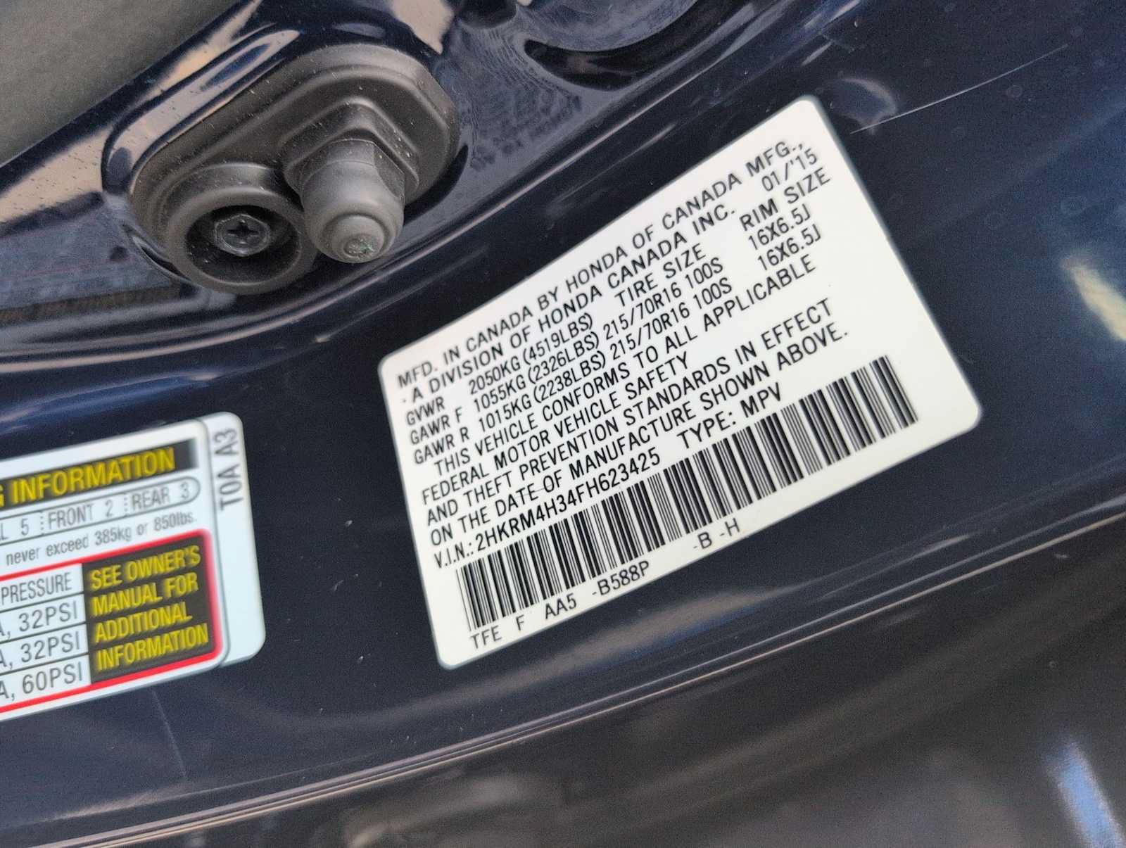 Used 2015 Honda CR-V LX image 31