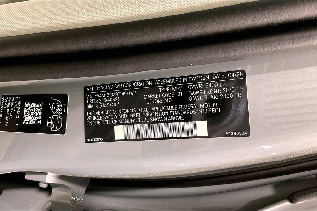 New 2026 Volvo XC60 B5 Ultra w/ Protection Package Premier AWD/4WD image 8