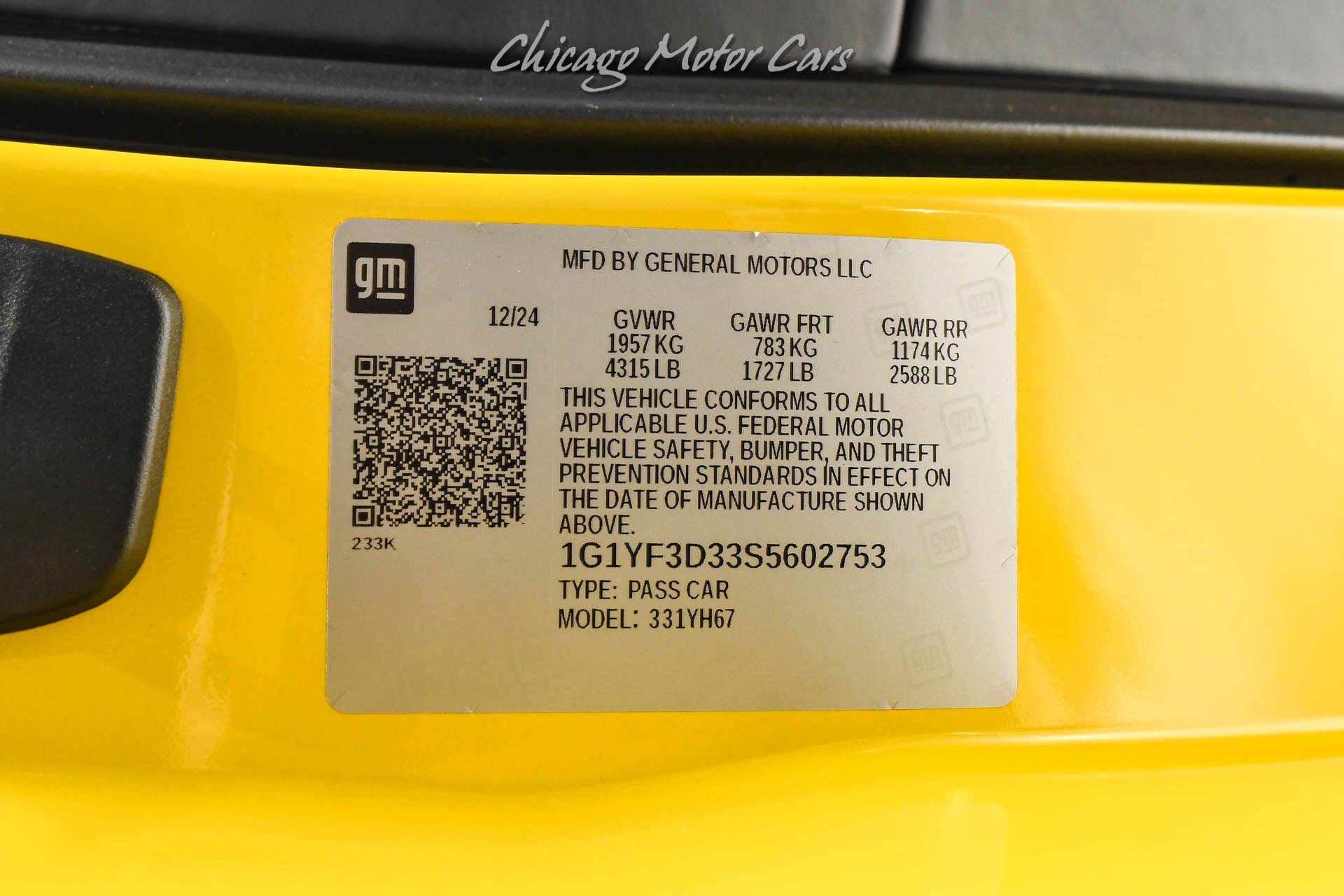 Used 2025 Chevrolet Corvette Z06 w/ Stealth Interior Trim Package image 63