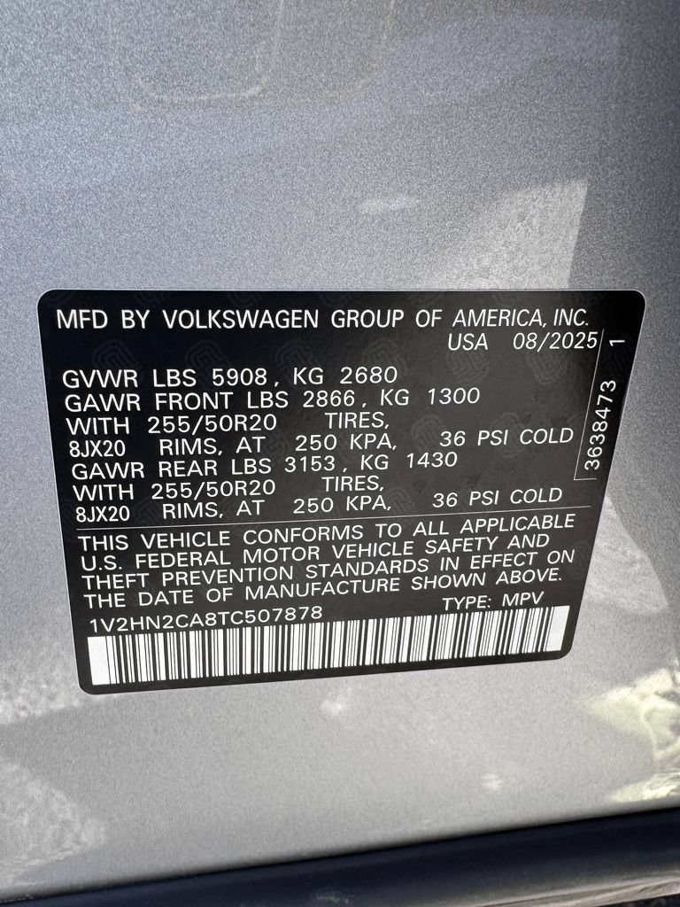 Used 2026 Volkswagen Atlas SE AWD/4WD image 38