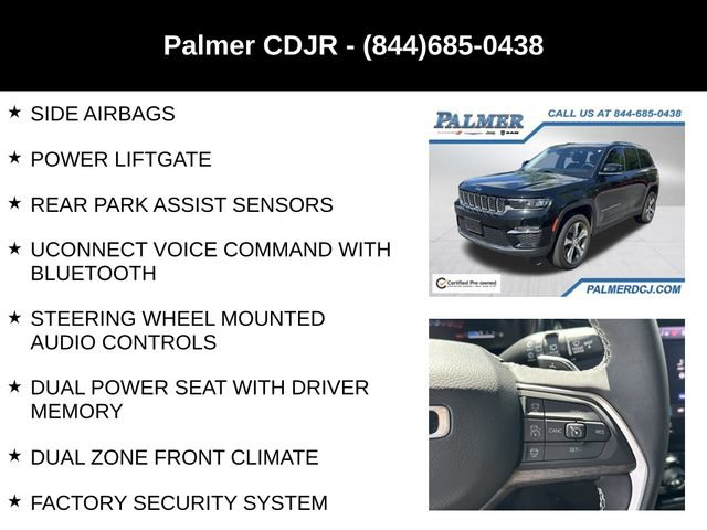 Certified 2024 Jeep Grand Cherokee Limited 4xe w/ Trailer Tow Package AWD/4WD image 18