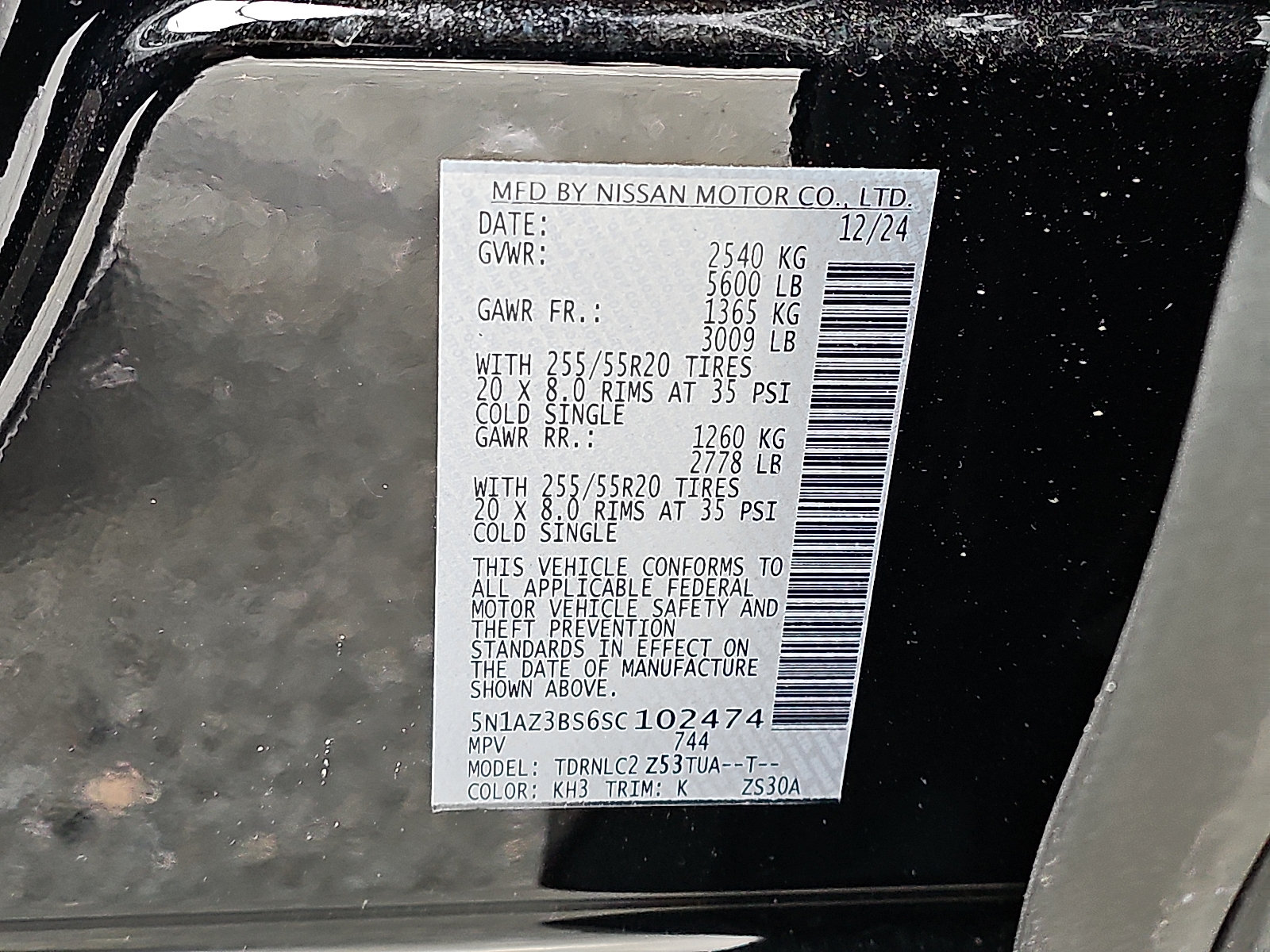 Certified 2025 Nissan Murano SV AWD/4WD image 27