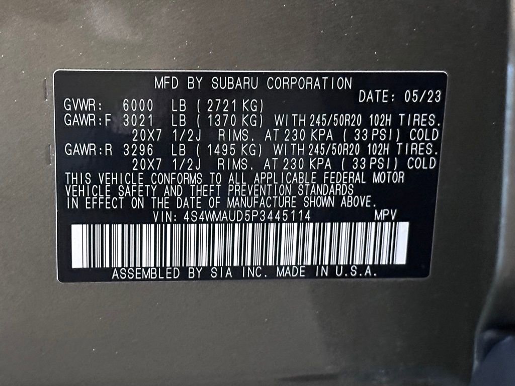 Used 2023 Subaru Ascent Limited w/ Technology Package image 36