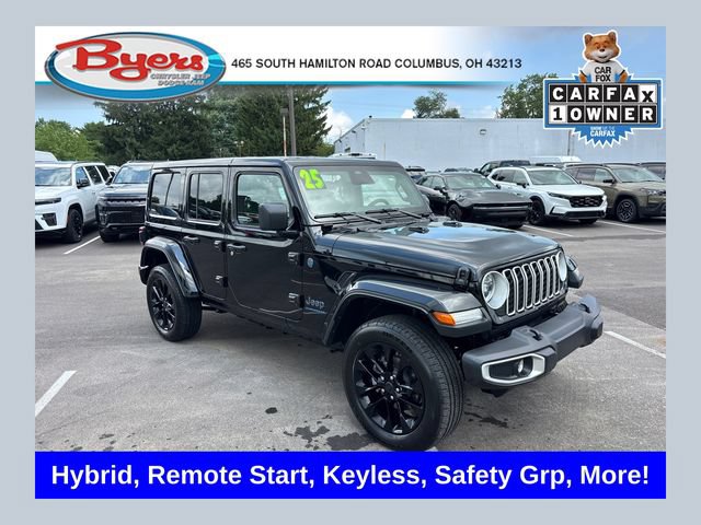 Used 2025 Jeep Wrangler Unlimited Sahara w/ Safety Group AWD/4WD image 1